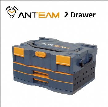 ANTEAM 2 Drawer,  stackable box